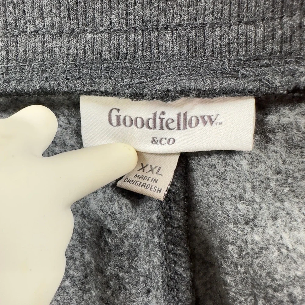 Goodfellow & Co Sweatpants Joggers Men's XXL‎ Dark Grey Knit Drawstring NEW